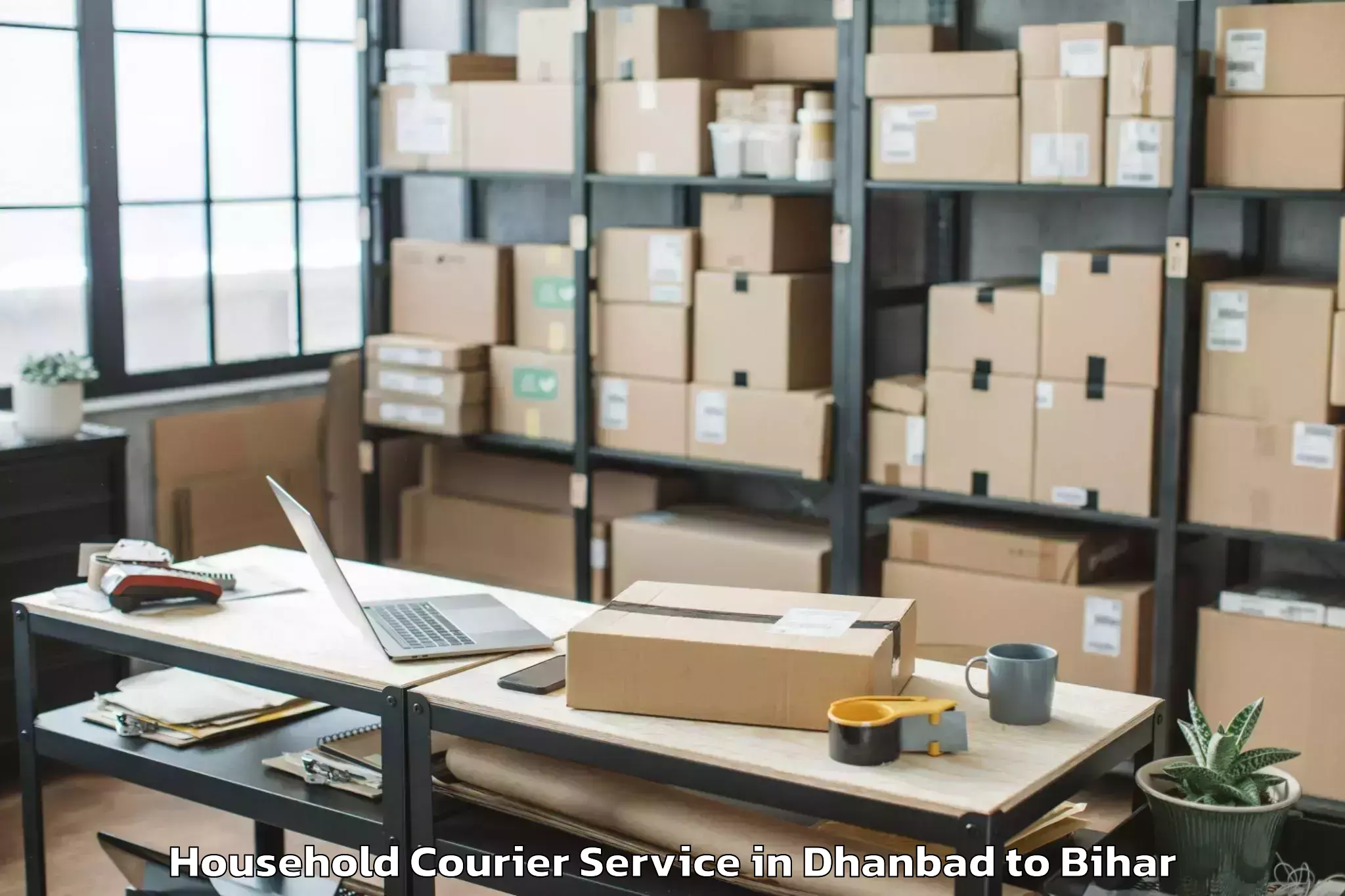 Reliable Dhanbad to Parsauni Household Courier